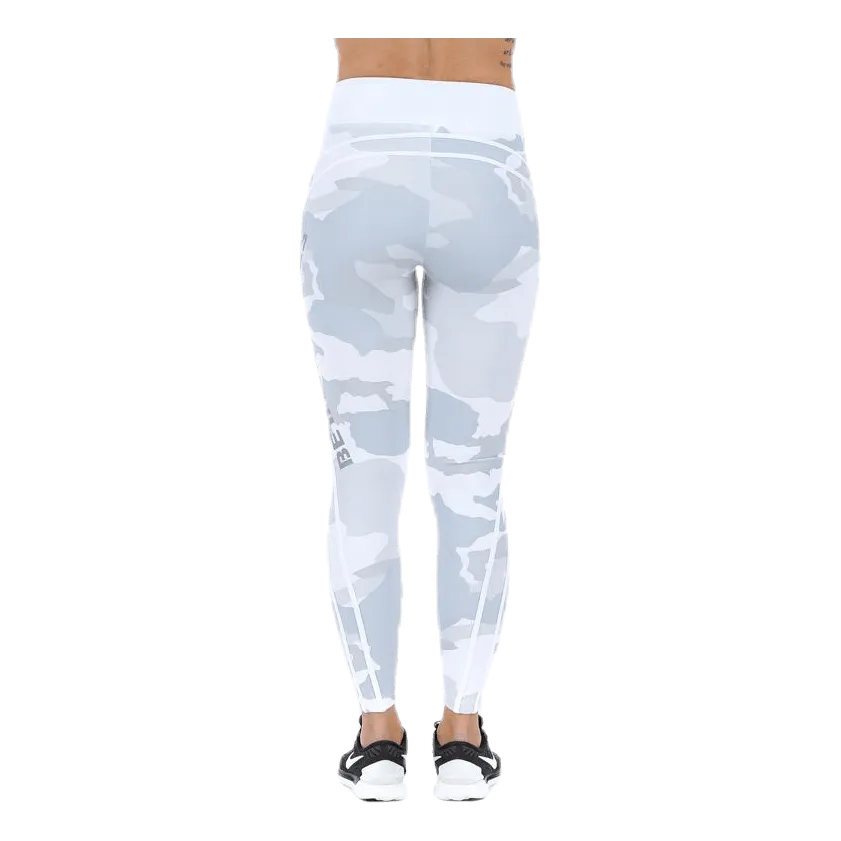 Better Bodies Camo High Tights White