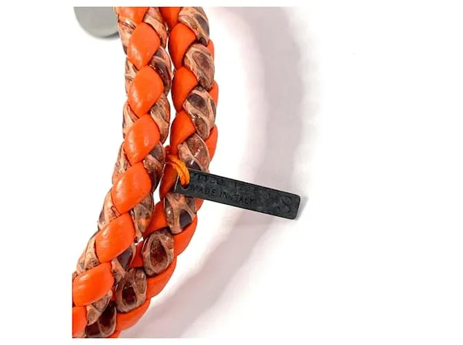 Bottega Veneta Intrecciato Naranja 