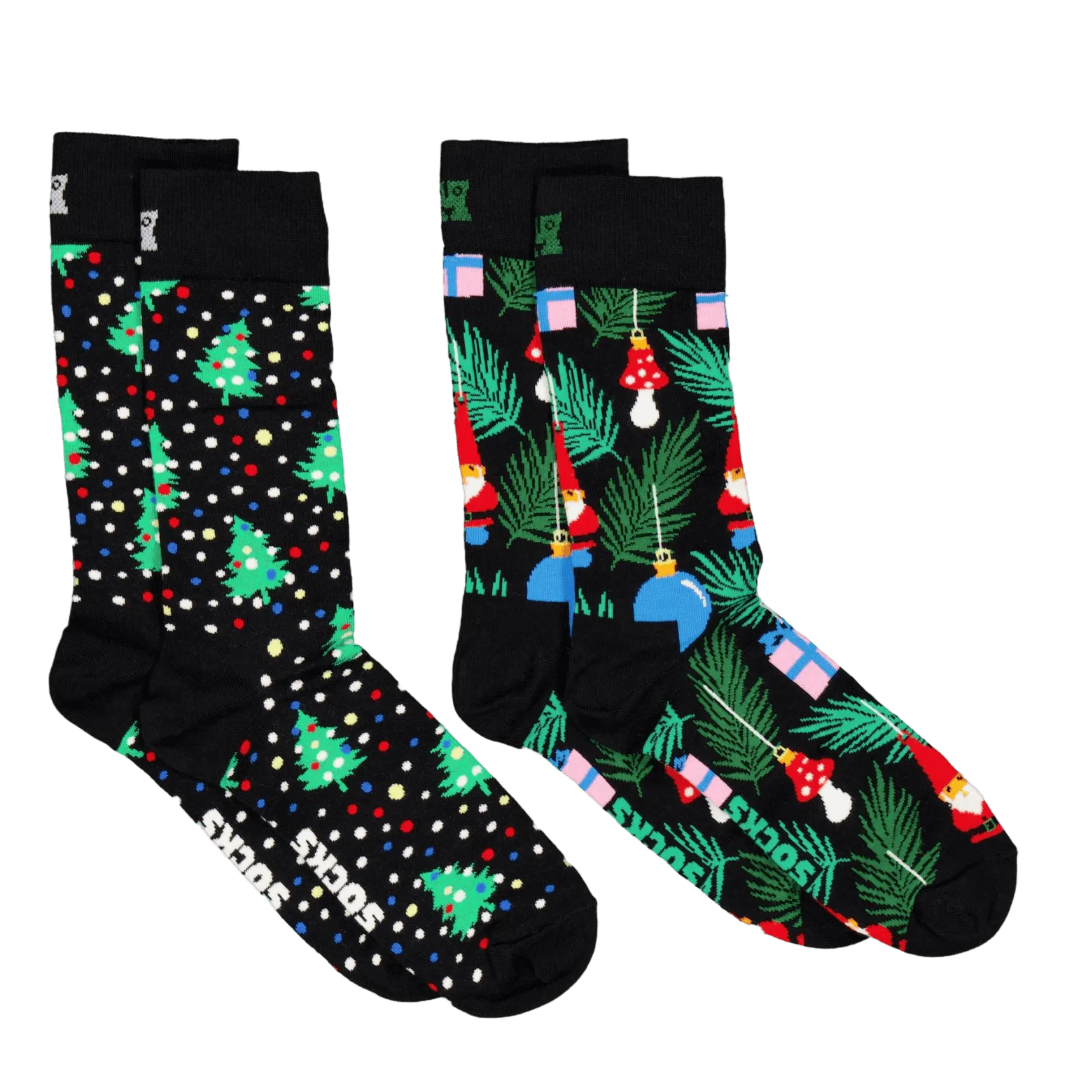 Calcetines Happy Socks 2-pack Holiday Tree Gift Set Black
