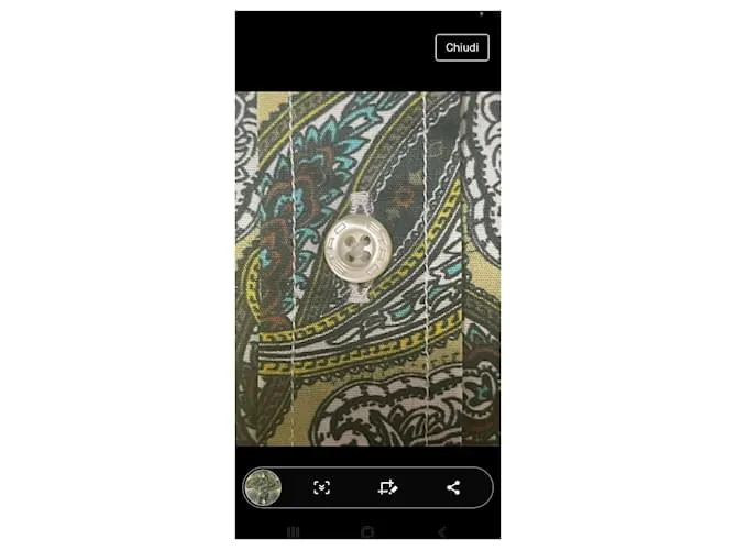 Camisa elástica de paisley Etro Multicolor 