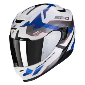 Casco Scorpion Exo 520 Evo Air Elan White Blue 
