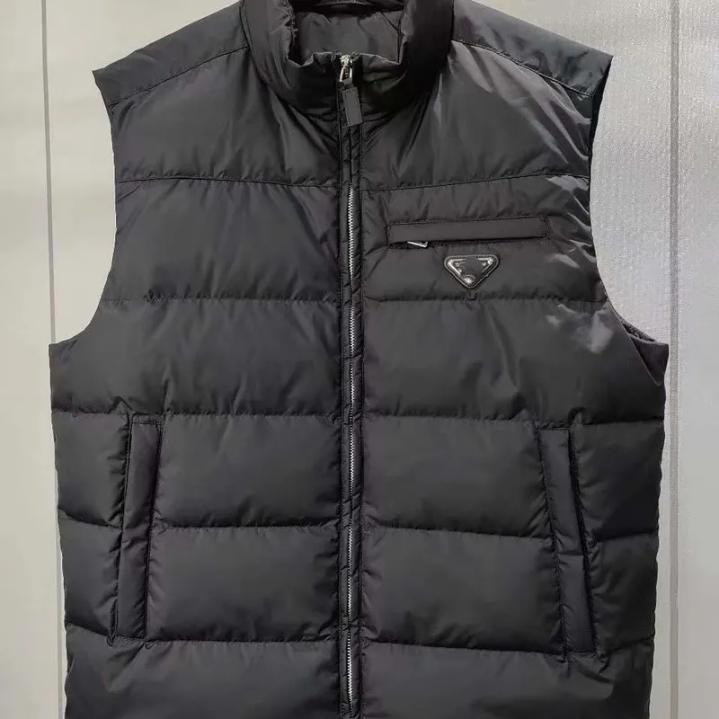 Chaqueta de plumón con mangas cortas para hombre y mujer, chaleco de moda extraíble, informal y cálido, combina con todo, noveda