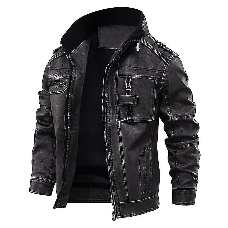 Chaquetas de cuero para hombre Chaqueta para hombres Abrigos masculinos Invierno Cálido Fresco Moto Moto Outerwears Talla europe