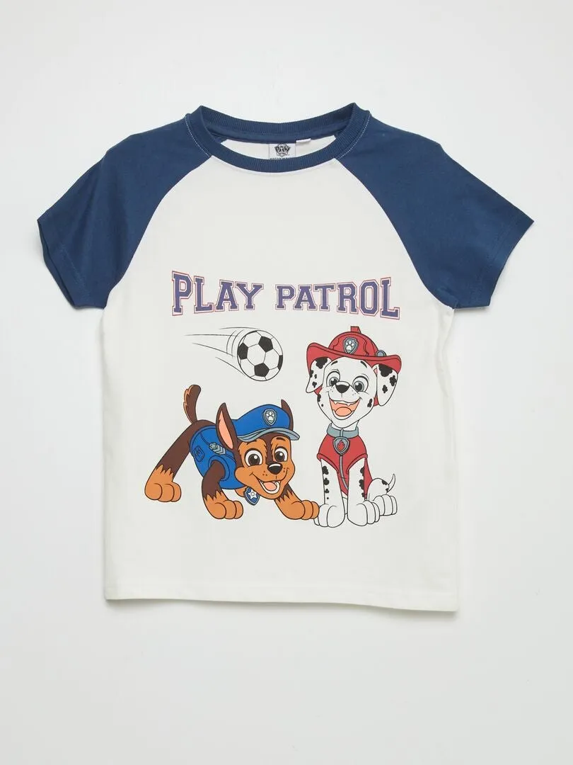 Conjunto corto 'La Patrulla Canina' - 2 piezas - BLANCO