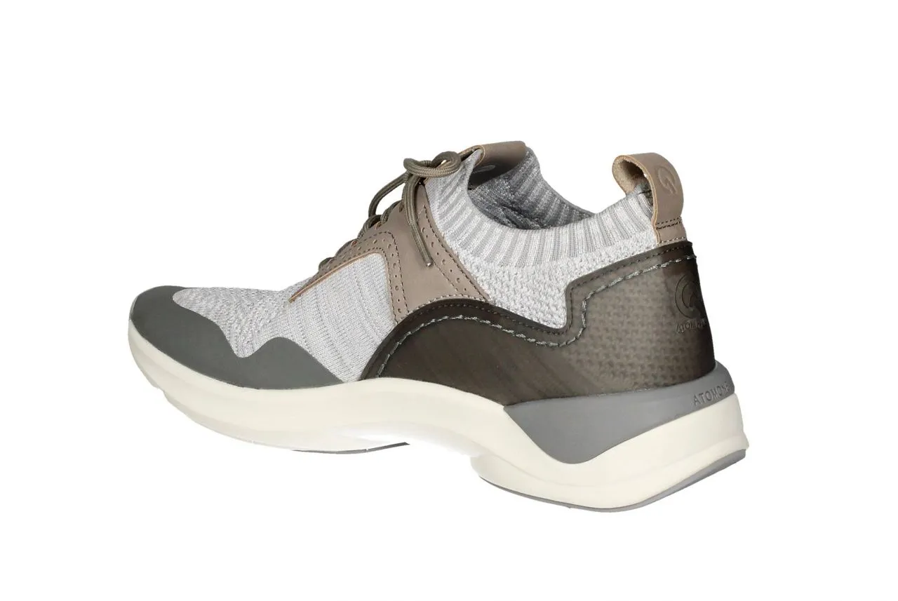 Deportivo Casual Textil Piel Gris