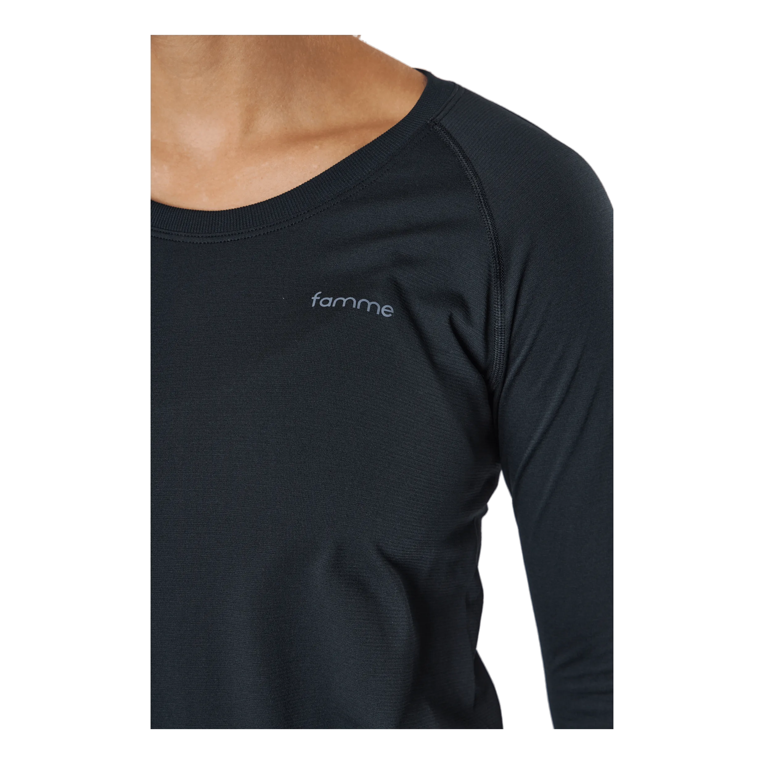 Famme Refine Ls T-shirt Black