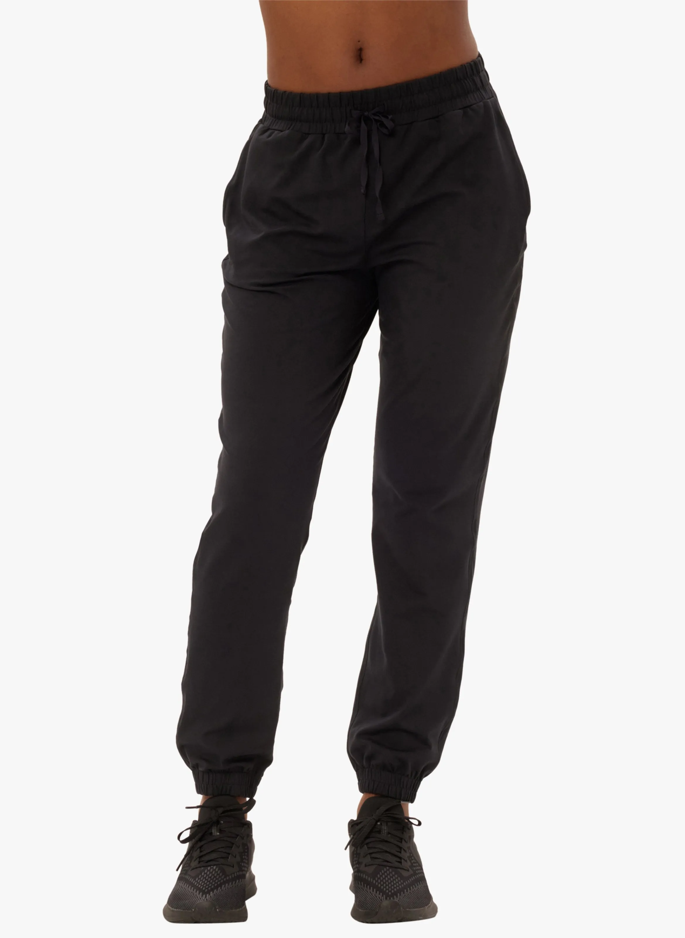 GIRLFRIEND COLLECTIVE Pantalón de jogging de punto Reset en negro