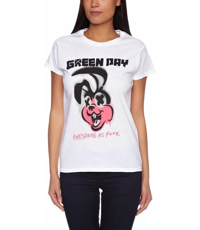 Green Day Road Kill skinny Camiseta chica Licencia Oficial Manga Corta ladies GSTS03LW
