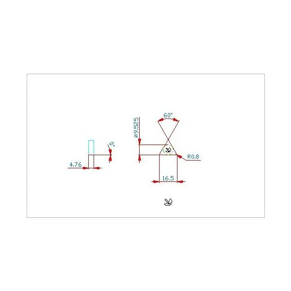 Inserto de torneado de carburo - TNGG160408R-25R PR930