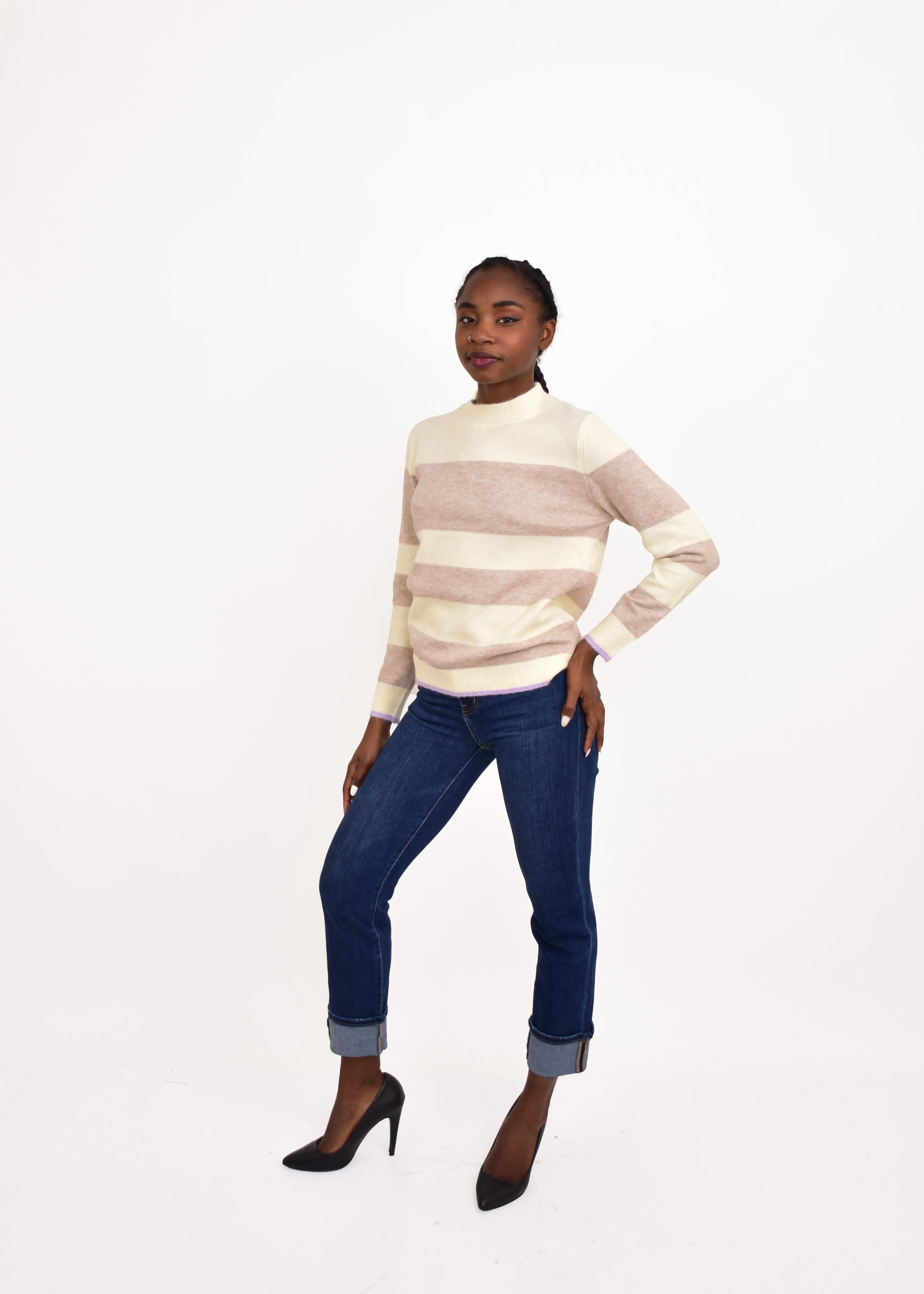 JERSEY FRANJAS-BEIGE