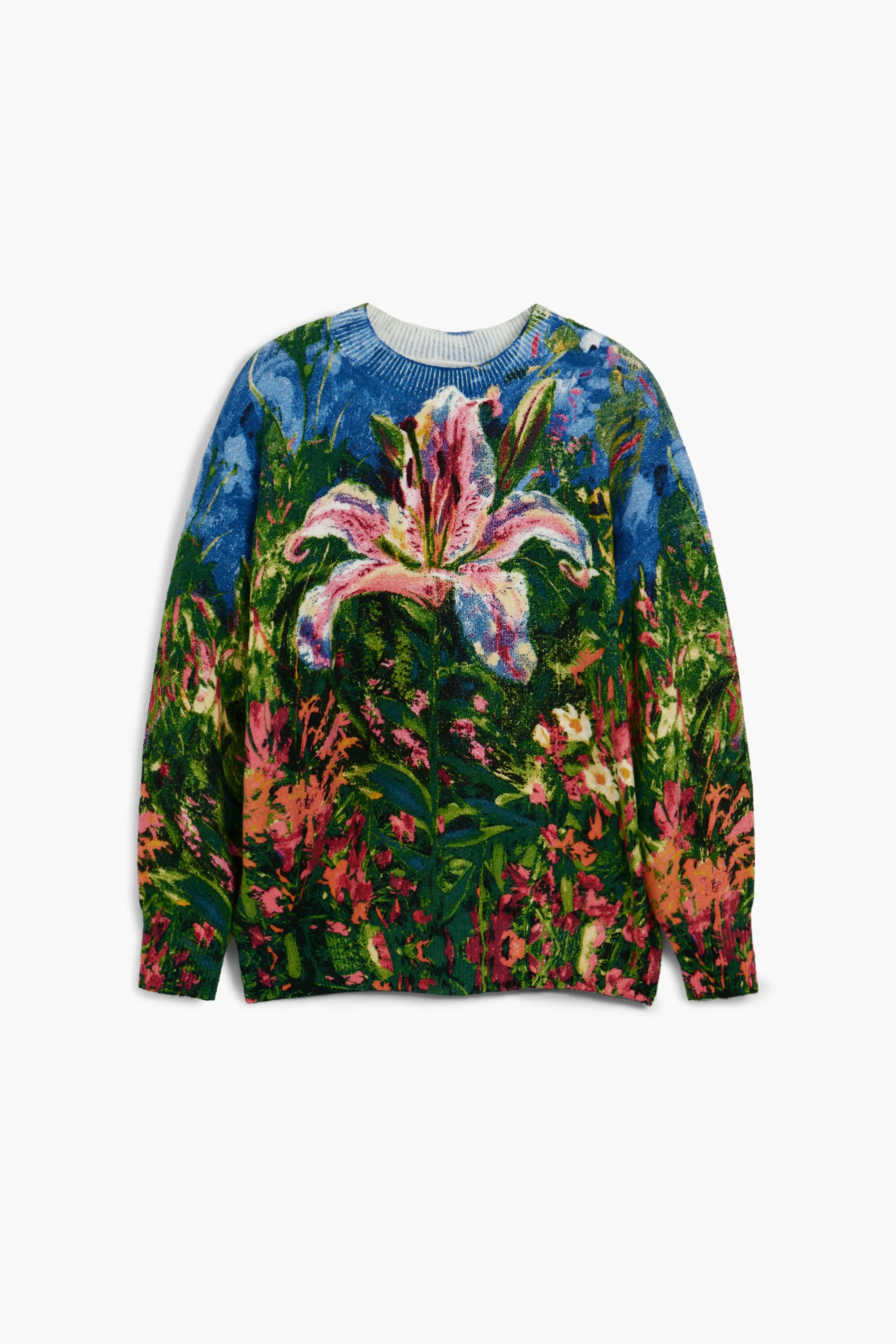 Jersey grueso orquídea