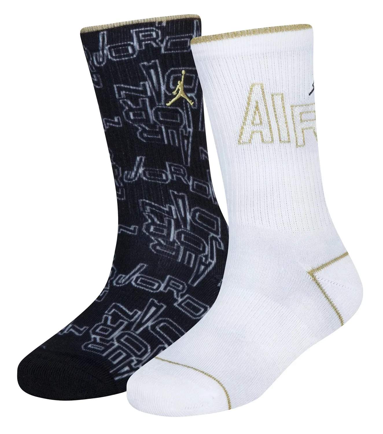 Jordan Kids Take Flight Holiday Shine Crew Socks (2 Pack)