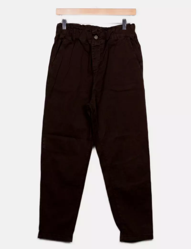 Made in Italy Pantalones de tela Slouchy