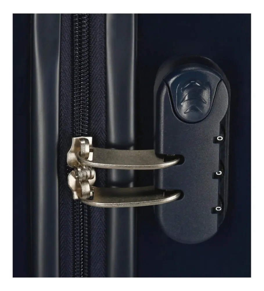 Maleta de Cabina Bia Jeans rígida azul -38x55x20cm-