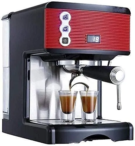 Máquina de café Cafeteras Pequeñas Hogar Semiautomática Molinillo para expreso Bomba Presión Espuma de Vapor Capacidad de Oficin