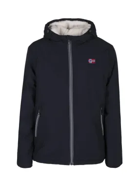 Norway Chaqueta de hombre con capucha y cálido interior.