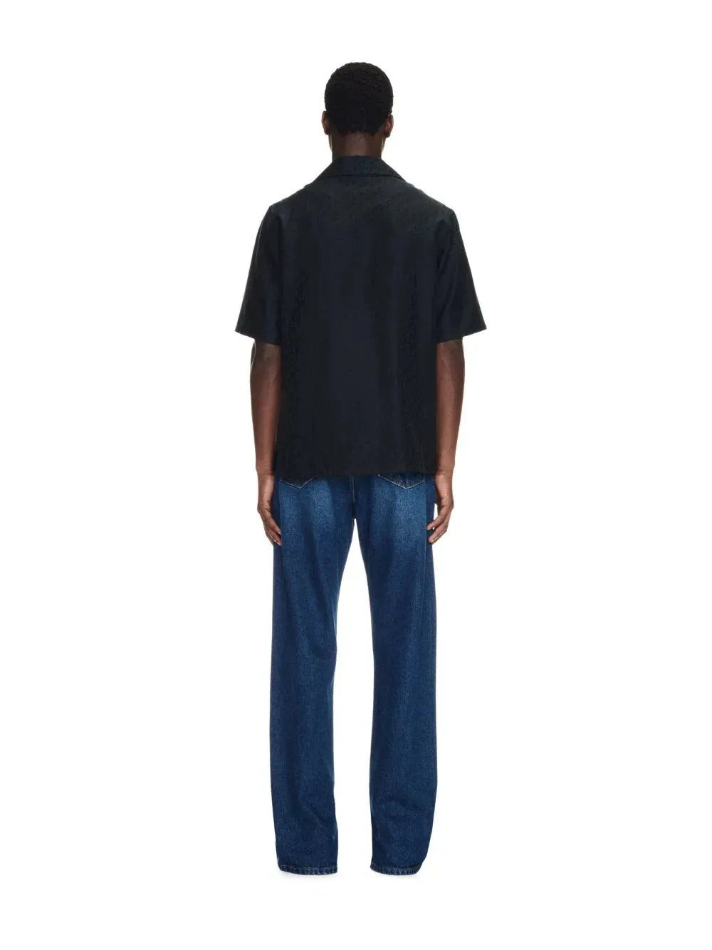 Off White Off Ao Jacq Silkcot Holiday S Black No Color