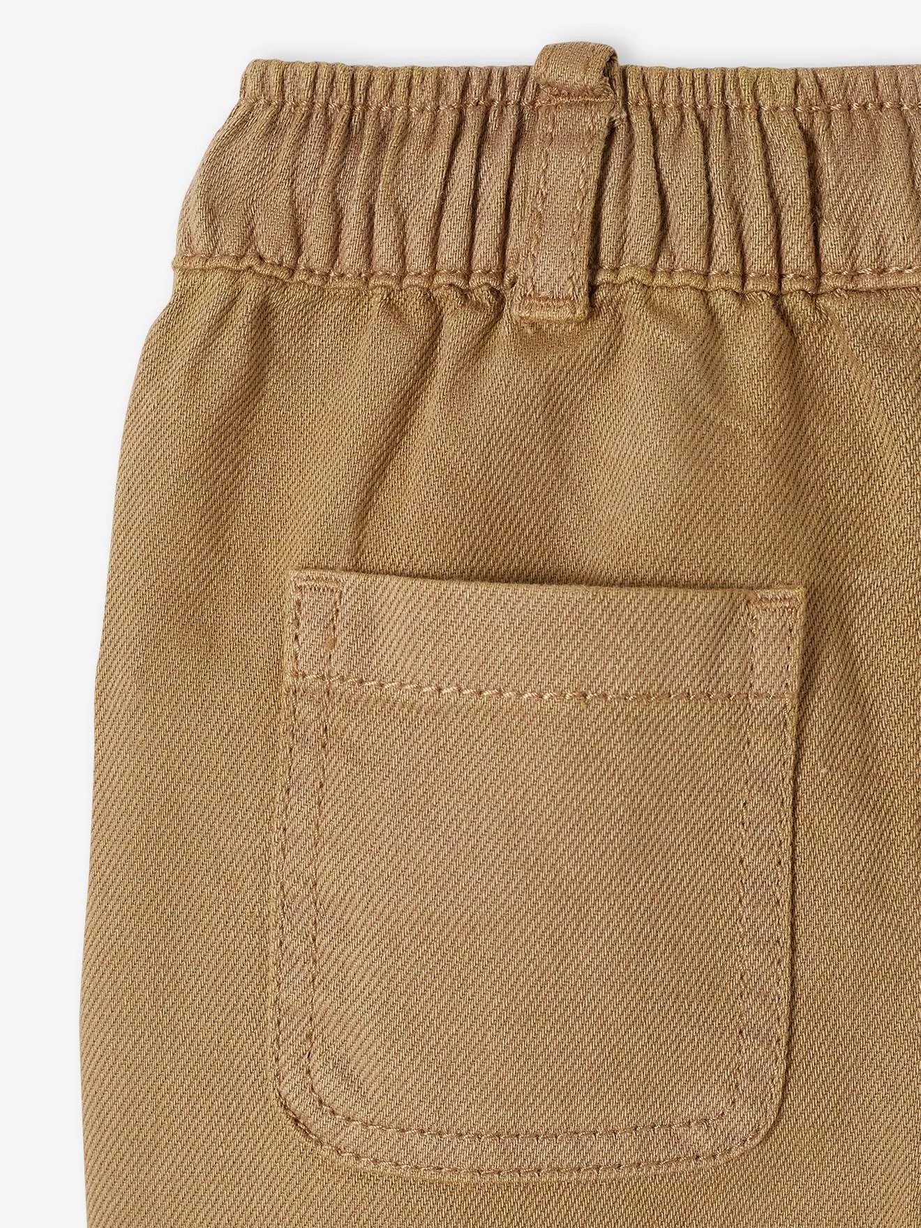 Pantalón recto con cintura elástica, para bebé