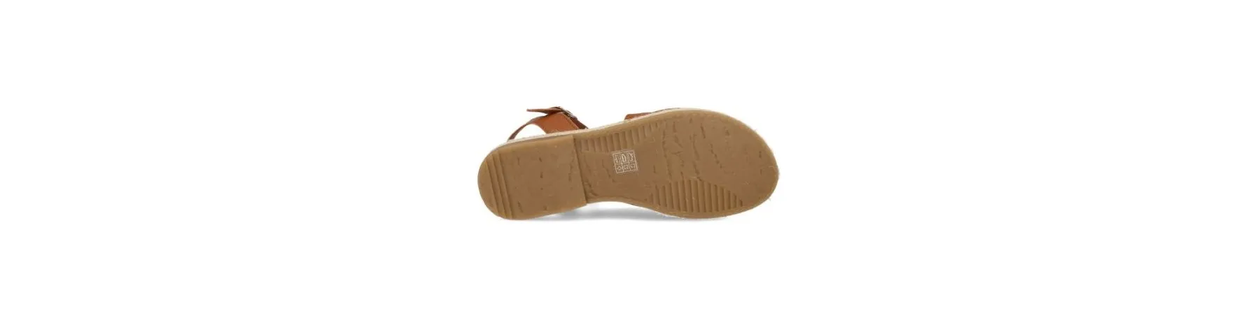 SANDALIAS PLANA MUJER CÓMODAS PIEL MOD. BUFFI