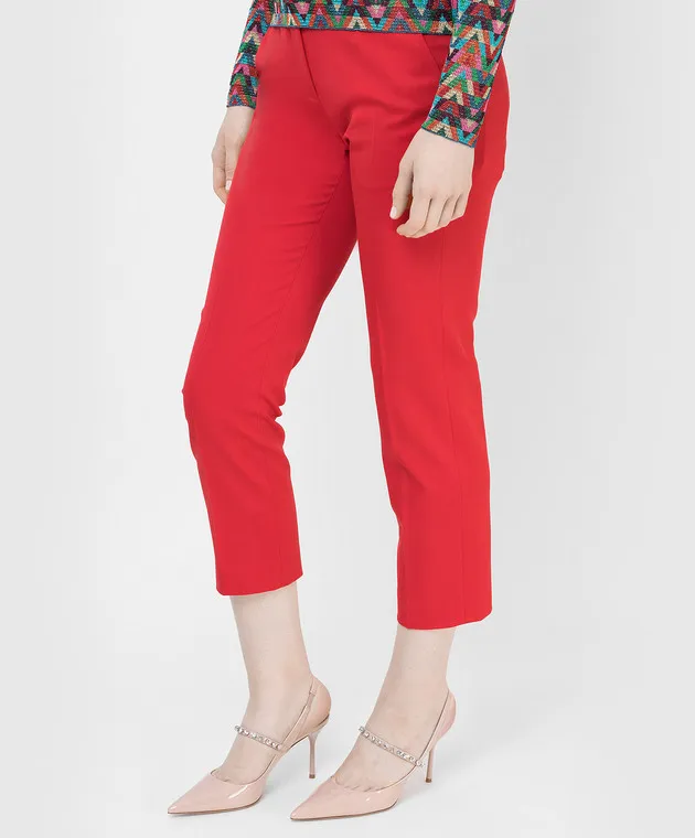 Valentino Red wool chinos