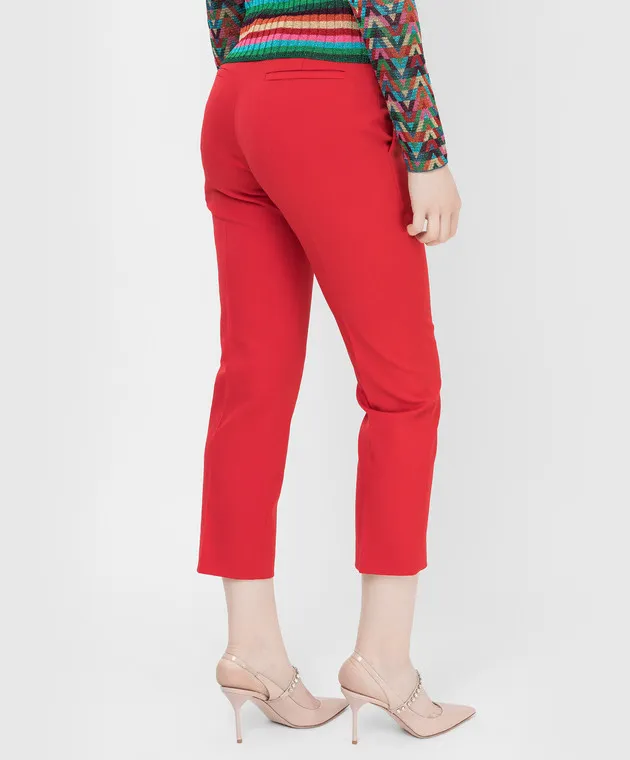 Valentino Red wool chinos