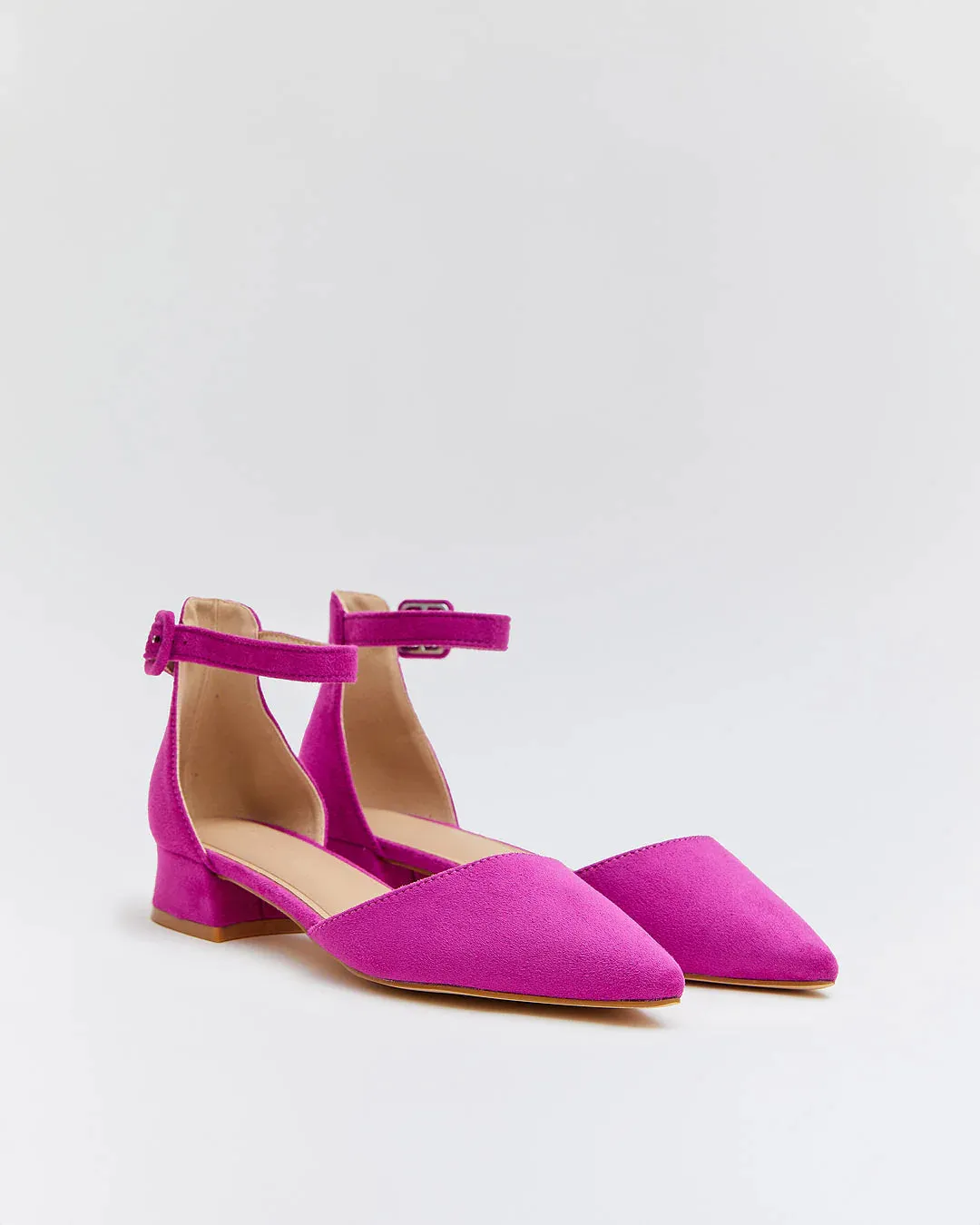 ZAPATO TACON TATIMA ROSE RED