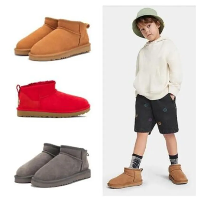 Zapatos para niños, botas para niñas, tobillo cálido de invierno para niños pequeños, Bot, zapato negro rosa, botas de nieve par