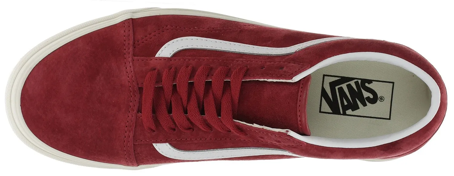 zapatos Vans Old Skool - Pig Suede/Chili Pepper/True White